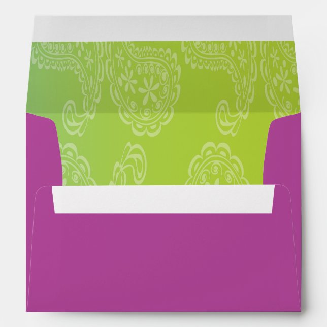 NEW BABY TRAIN Jewish Baby Naming Invite Envelope (Back (Bottom))