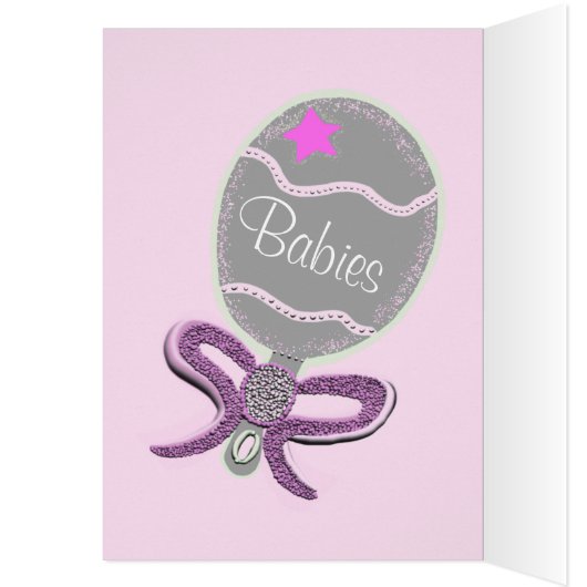 New Baby Twin Girls On the Way Photo Card (Inside (Left))
