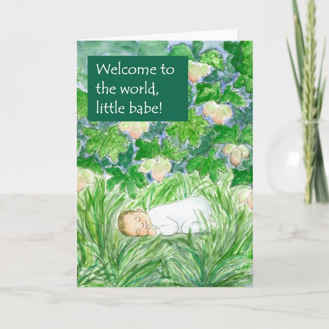 New Baby  Welcome Card (Front)