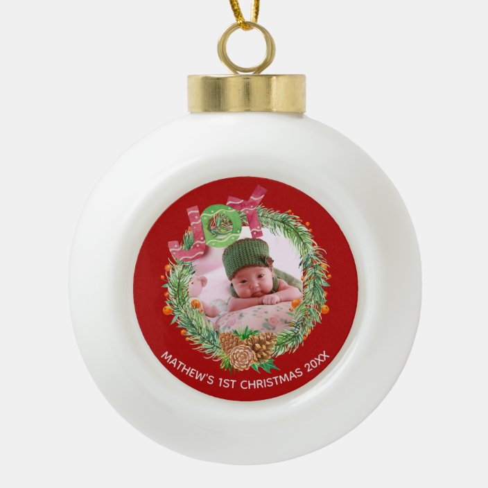 babys 1st christmas bauble