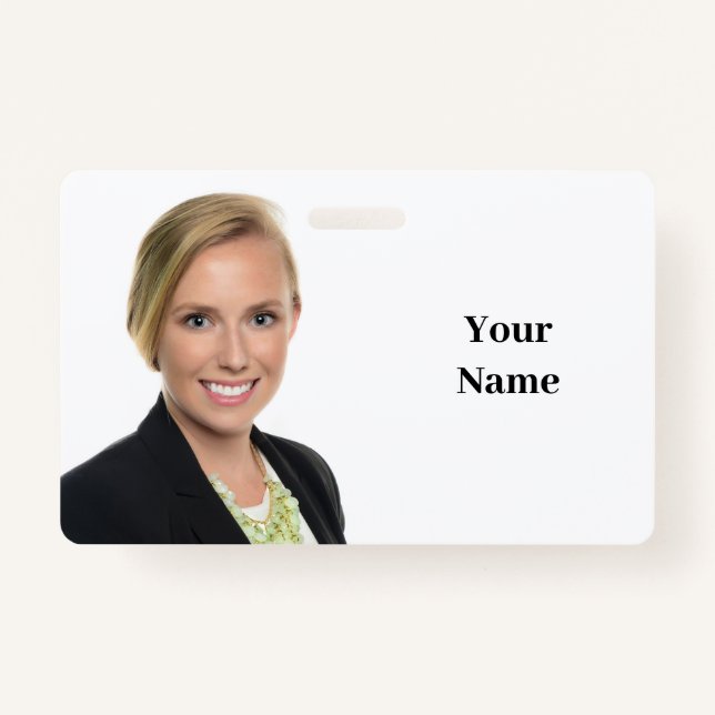 NEW! Badge - Horizontal - Custom (Back)