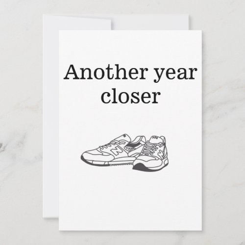 New Balance Birthday Card