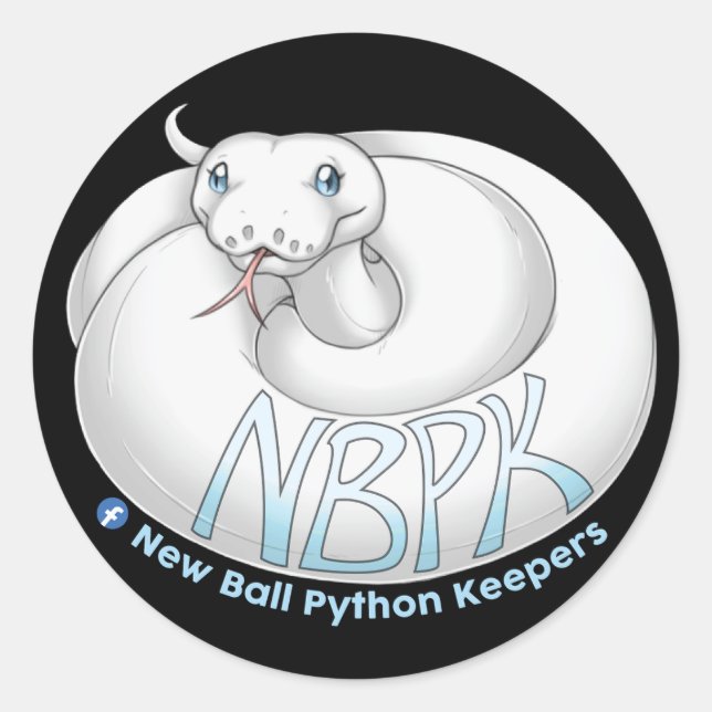 New Ball Python Keepers Yuki Sticker (Front)