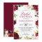 New! Beautiful Blush Burgundy Floral Bridal Shower