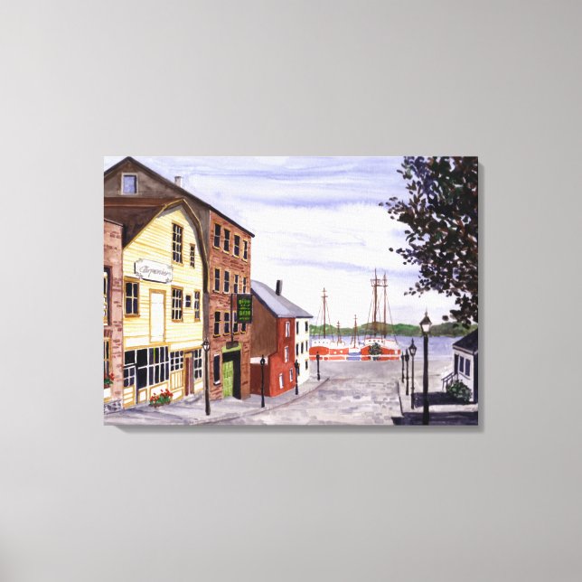 New Bedford, Cape Cod Canvas Print (Front)