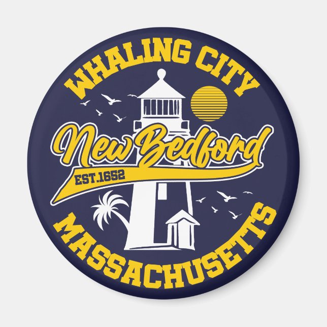 New Bedford,Massachusetts Magnet (Front)