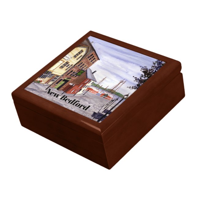New Bedford Massachusetts New England Painting Gift Box Zazzle
