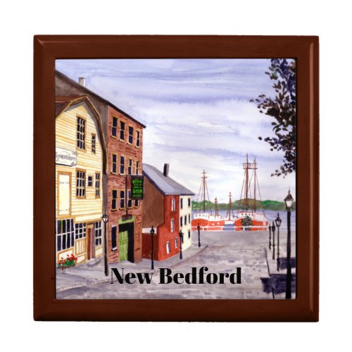 New Bedford Massachusetts New England Painting Gift Box