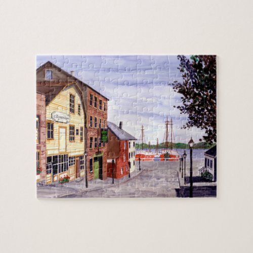 New Bedford Massachusetts New England Painting Jigsaw Puzzle