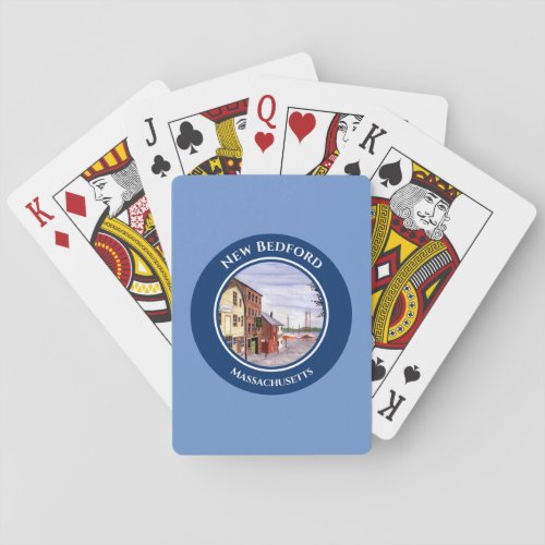 New Bedford Massachusetts New England Painting Playing Cards