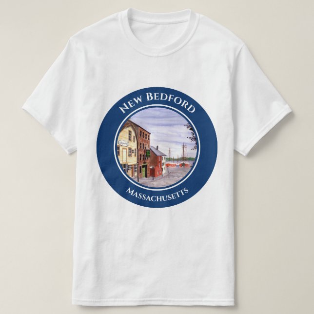 New Bedford Massachusetts New England T-Shirt (Design Front)