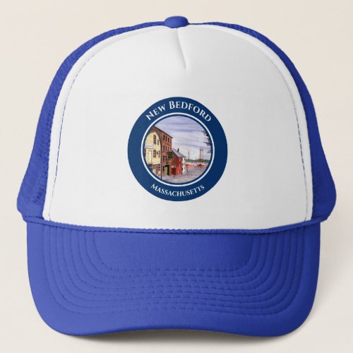 New Bedford Massachusetts New England Trucker Hat