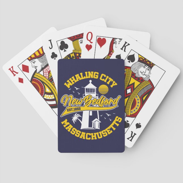 New Bedford,Massachusetts Poker Cards (Back)
