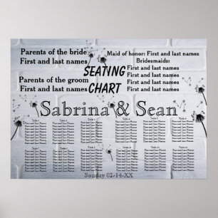 New Beginning Eight Dandelion Seating Chart