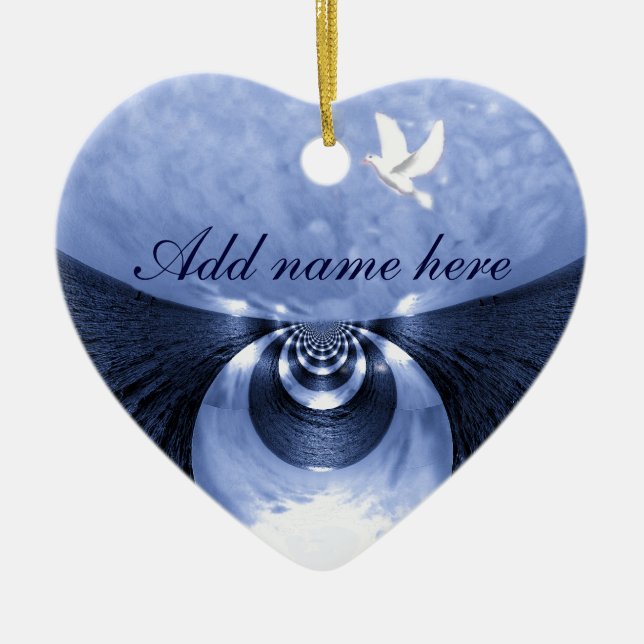 New Beginnings#1_ Ceramic Ornament (Front)