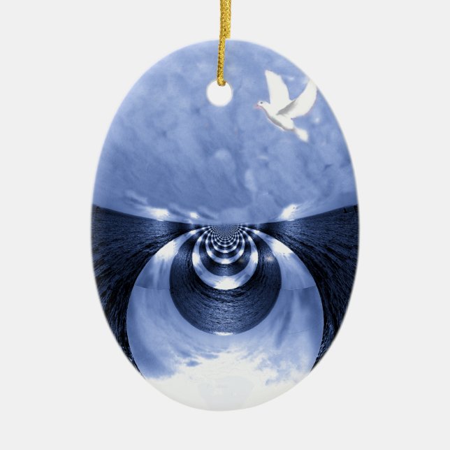 New Beginnings#1_ Ceramic Ornament (Front)