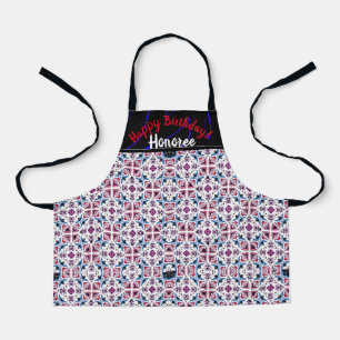 New Beginnings Birthday Pretty Pattern Apron