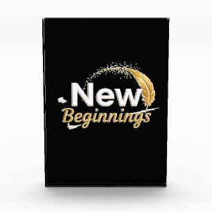 New Beginnings / Bloque de Acrílico Photo Block