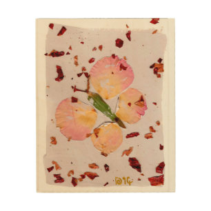 New Beginnings Lucky Butterfly wood wall art