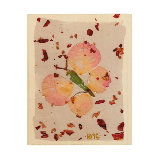 New Beginnings Lucky Butterfly wood wall art (Front)