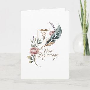 New Beginnings Medical Appreciation Thank You Card