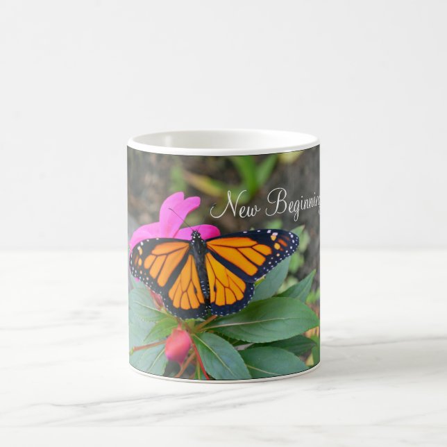 New Beginnings Monarch Butterfly Mug (Center)