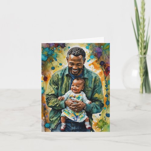 New Beginnings New Dad Fathers Day Card