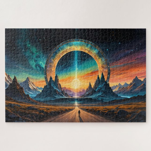 New Beginnings: Step Through a Stargate Jigsaw Puzzle (Horizontal)