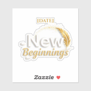 New Beginnings Sticker / Sticker Nuevos Comienzos