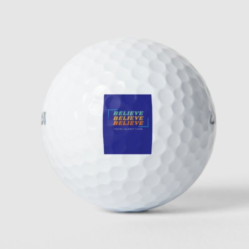 New BELIEVE T_Shirt on Sale commercial personal Golf Balls