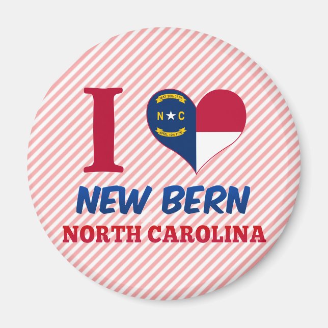 New Bern, North Carolina Magnet (Front)