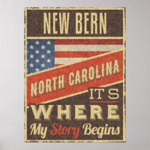 New Bern North Carolina Poster