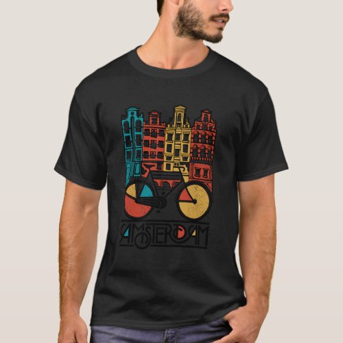 New Bicycle Bike Amsterdam City Sweat Jersey T_Shirt