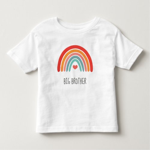 new big brother Rainbow matching outfit Toddler T_shirt