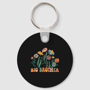 New Big Brother Wildflower First Birthday & Ba Keychain