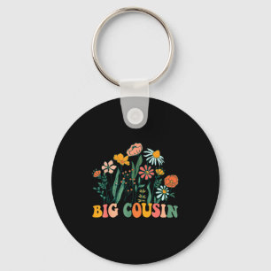 New Big Cousin Wildflower First Birthday & Bab Keychain