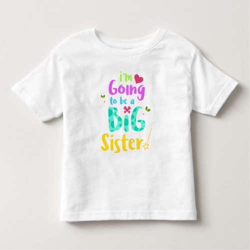 New Big Sister Baby Announcement Shirt