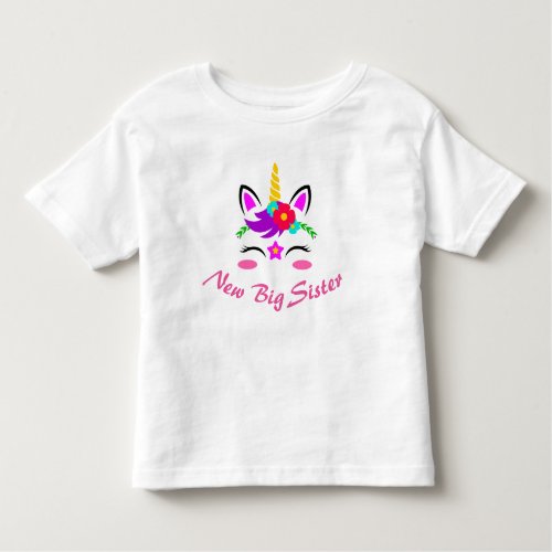 New Big Sister Toddler T_shirt