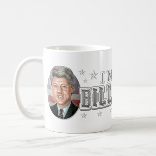 New Bill Clinton Caricature Portrait Coffee Mug
