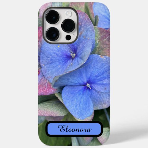 New Blue Hydrangea Flower Photo  Name iPhone case