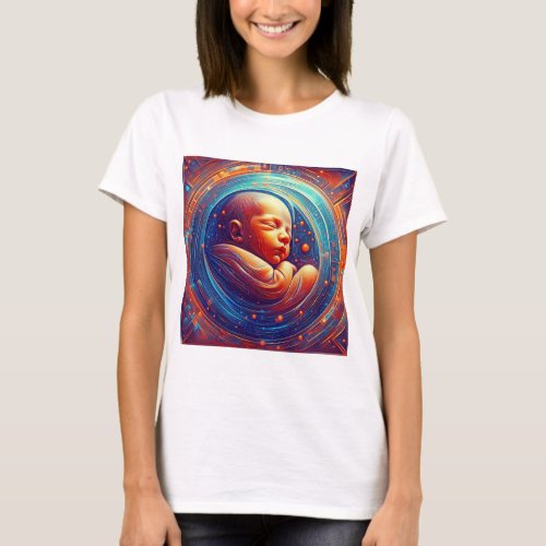 New born baby Womens Basic T_Shirt