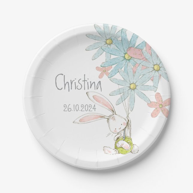 New Born Design Paper Plates (Front)