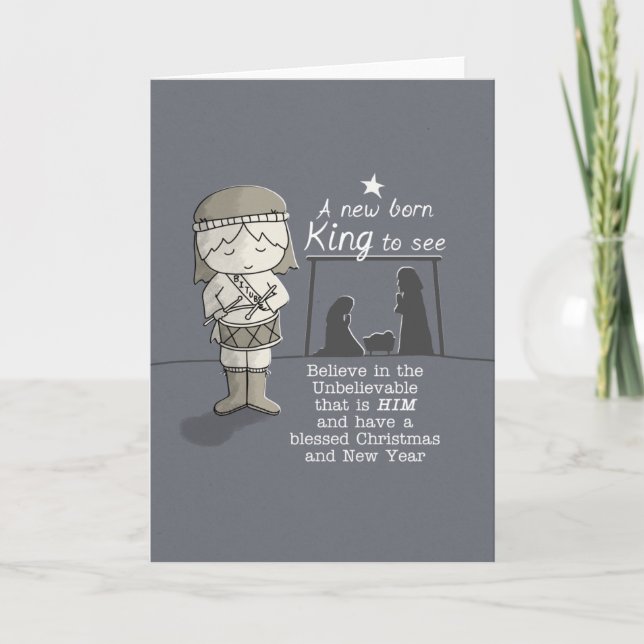 New Born King Card (Front)