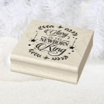 New Born King Christmas Rubber Stamp<br><div class="desc">New Born King Christmas Rubber Stamp</div>