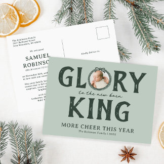 New Born King l Birth Announcement Christmas