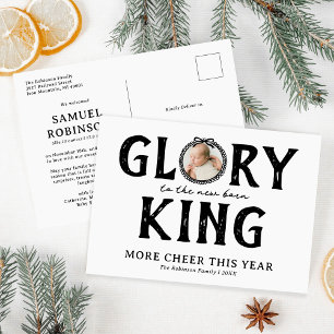 New Born King l Birth Announcement Christmas