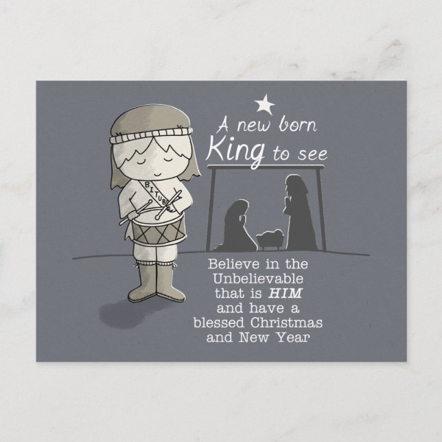 New Born King Postcard (Front)