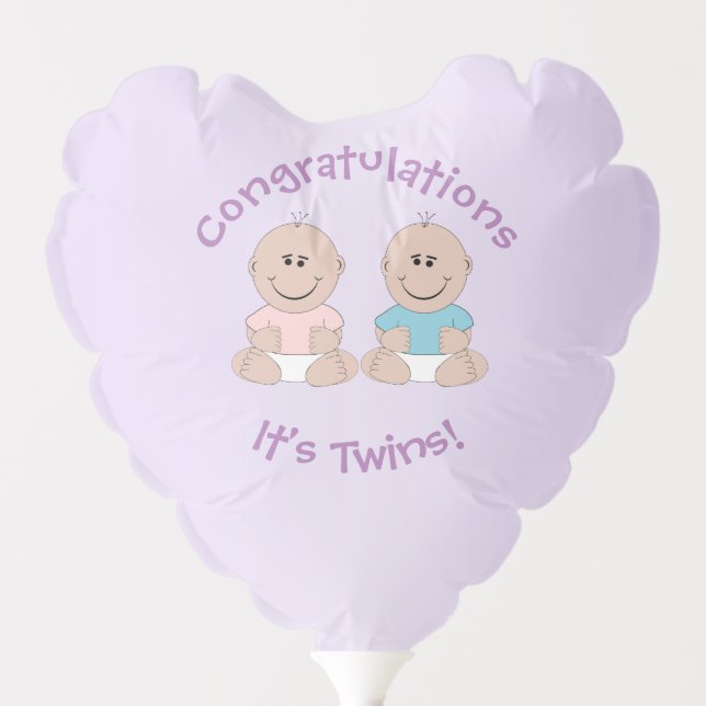 New Born Twins Balloon (Front)