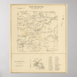 New Boston, Hillsborough Co Poster