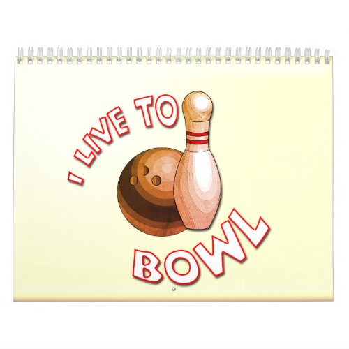 New Bowling Calendar